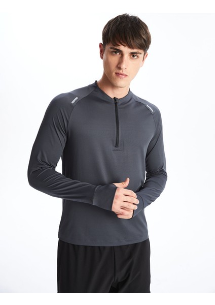 Yeni Sezon Dik Yaka Uzun Kollu Erkek Spor Tişört modelleri