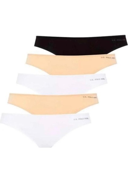 Kadın 5'li Kıl Lastikli Slip -67006