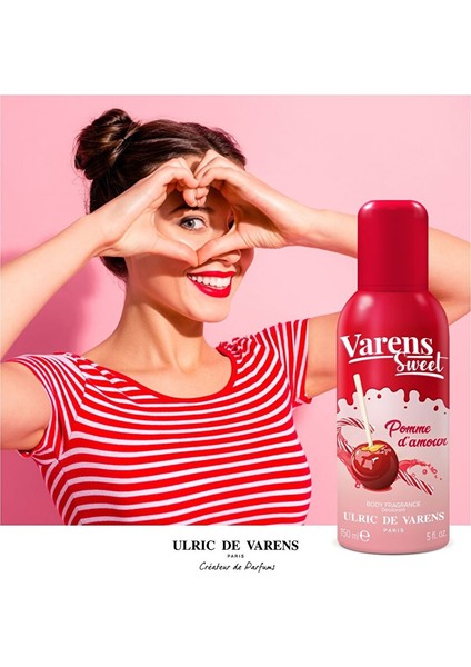 Varens Sweet Pomme D’amour Iştahlandırıcı Meyvemsi Şekerli Kadın Body Fragrance Deodorant Set 3X150 fiyatları
