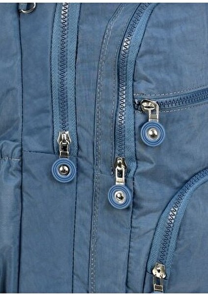 2'li Set Lüx Krinkıl Kumaş Lise ve Ortaokul Sırt Çantası Maymun Anahtarlık Hediyeli