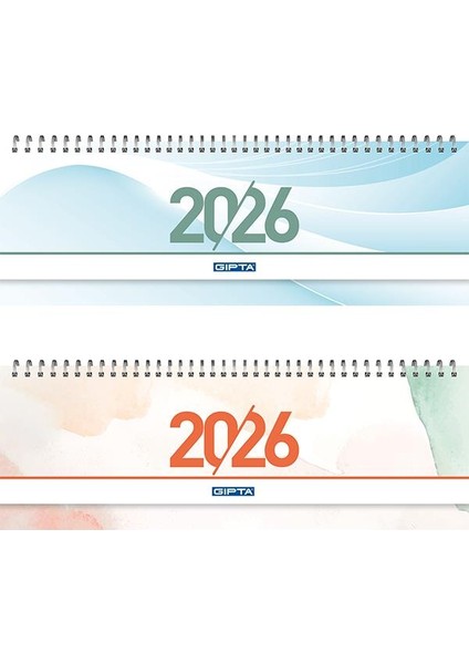 2026 Spiralli Masa Takvimi 12X33 cm 504-BTK 2 Adet