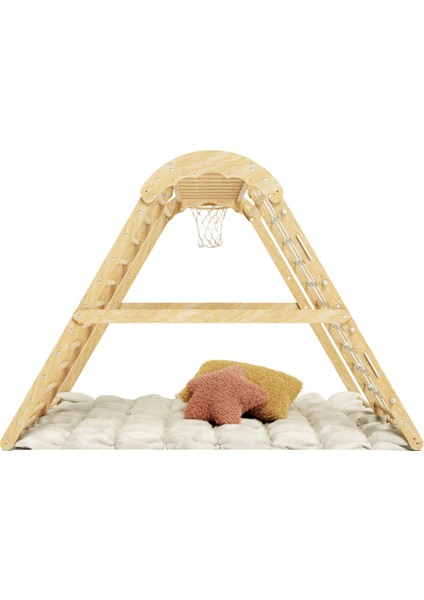 Climber's Cove Ahşap Çok Amaçlı Çocuk Jimnastik Alanı ve Oyun Çadırı