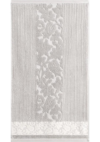 Pamuk Tekli Havlu Jakarlı Karna Premıum Sıbell - 50 x 90