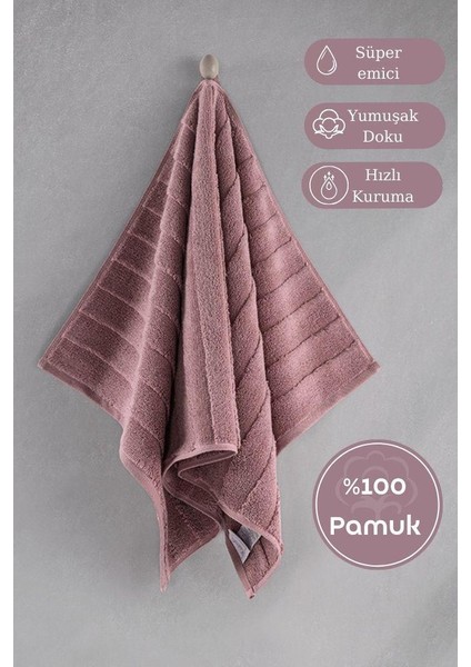 Pamuk Tekli Havlu Jakarlı Karna Premıum Venna - 70 x 140 fırsatları