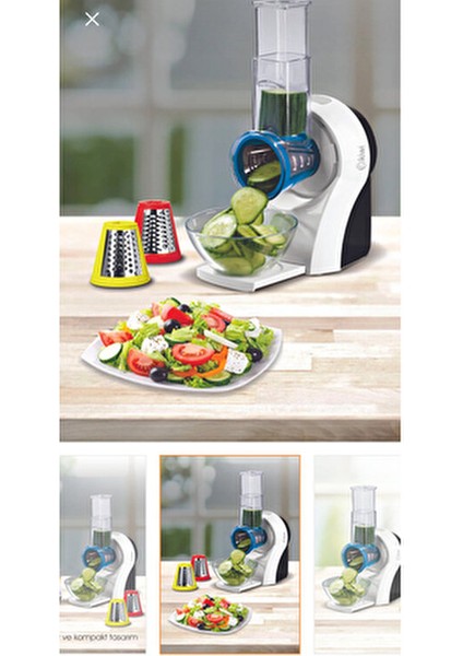 KIM-4710 | 4’ü 1 Arada Otomatik Meyve Sıkacağı & Dilim & Rende & Doğrayıcı modelleri