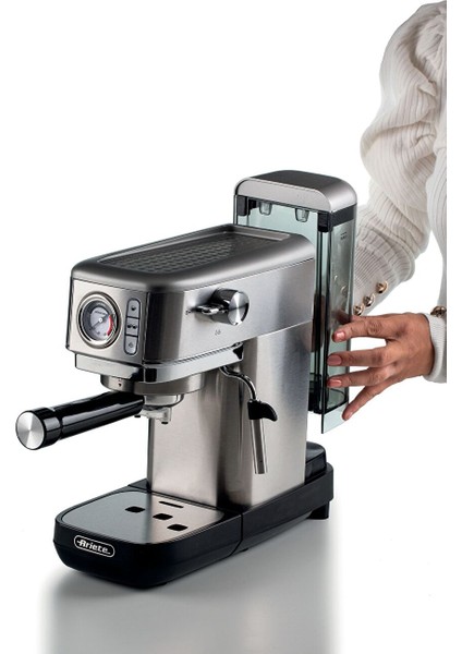 Moderna Espresso Slim Kahve Makinesi - Gümüş fiyatları