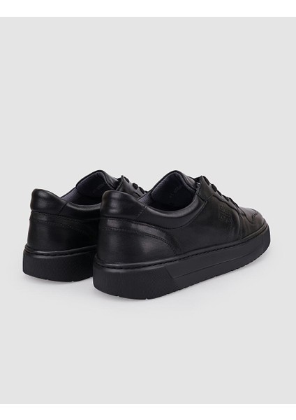 Siyah Erkek Deri Sneaker 121737R modelleri