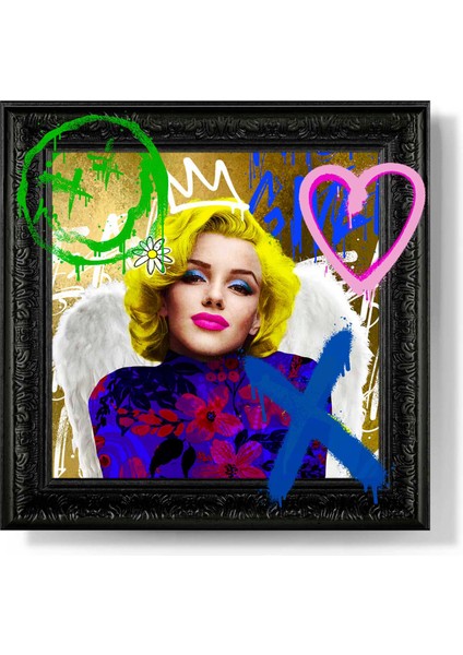 Mia Marilyn 1" By Girift Lenticular Efektli Tablo