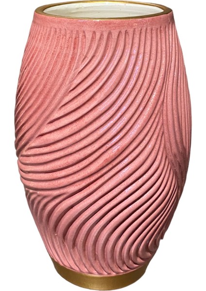 Vera Textured Pembe Seramik Vazo fiyatları