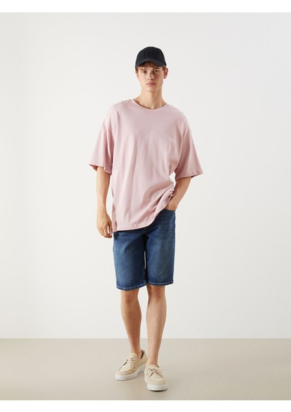 Yeni Sezon Standart Kalıp Erkek Jean Şort