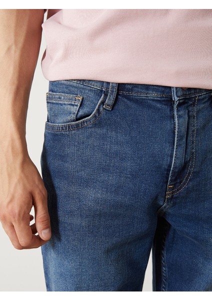 Yeni Sezon Standart Kalıp Erkek Jean Şort modelleri