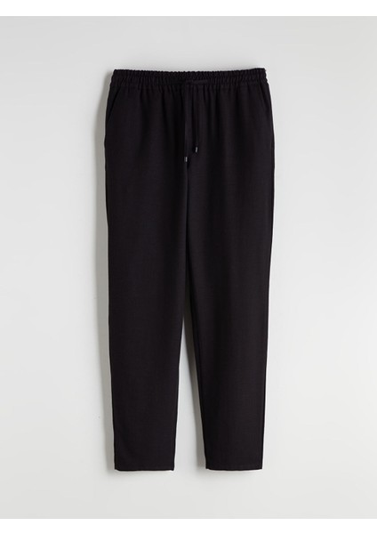 Yeni Sezon Standart Kalıp Keten Görünümlü Erkek Pantolon indirimleri