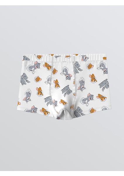 Yeni Sezon Tom & Jerry Lisanslı Erkek Çocuk Boxer 3'lü modelleri