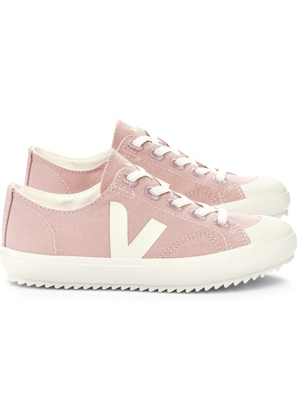 Pembe Logolu Unisex Çocuk Organik Pamuk Sneaker