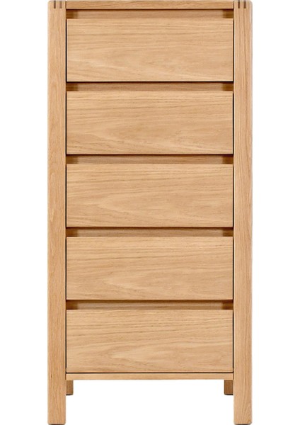 Modesto Natürel Meşe 5 Çekmeceli Şifonyer