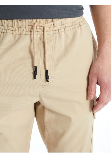 Yeni Sezon Standart Kalıp Gabardin Erkek Kargo Pantolon fırsatları