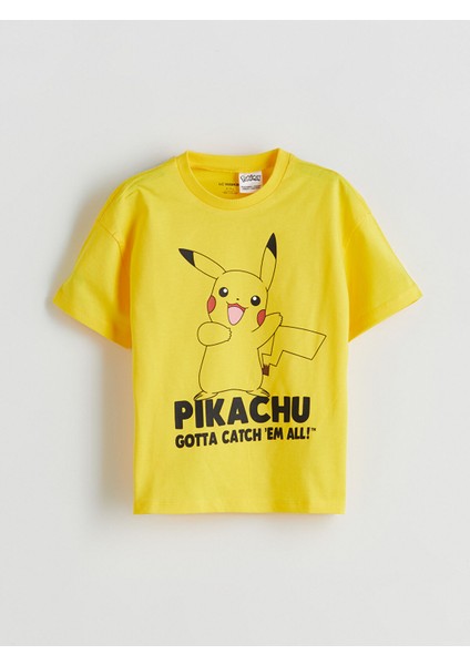 Yeni Sezon Pokemon Baskılı Erkek Çocuk Tişört 3'lü fiyatları