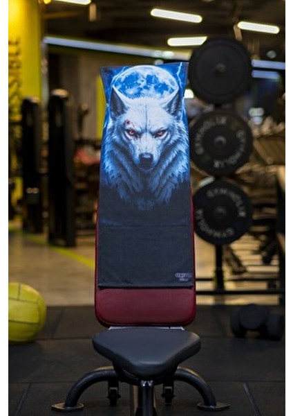 Pamuklu Yeni Nesil Fitness Spor Havlusu - Dijital Baskılı - Hızlı Kuruyan Mikrofiber | Kurt modelleri