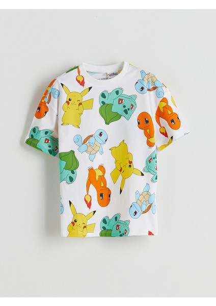 Yeni Sezon Pokemon Baskılı Erkek Çocuk Tişört 3'lü indirimleri