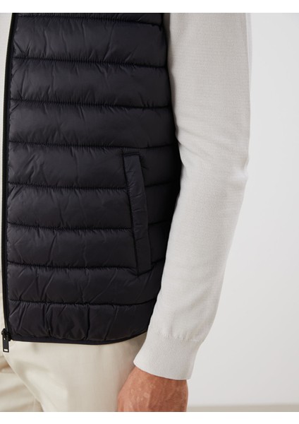 Yeni Sezon Standart Kalıp Dik Yaka Erkek Şişme Yelek indirimleri