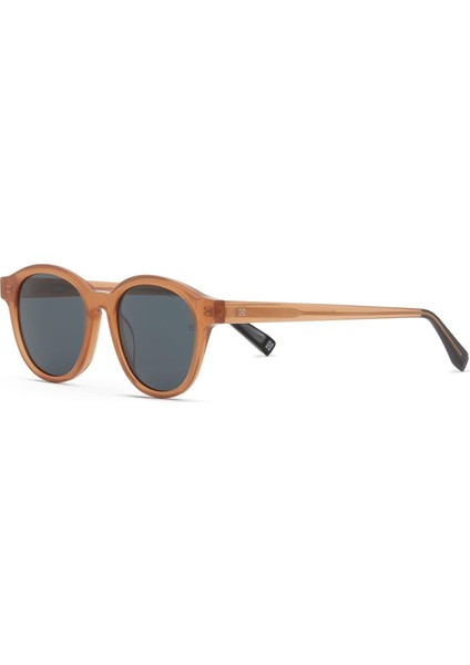 Charles Hm 1743 C4 Şeffaf Kahve Asetat Unisex Güneş Gözlüğü
