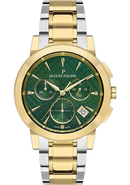 JPQLC3223X8N Altın Rengi Metalik Gri Çelik Kadın Kol Saati