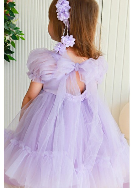 Kız Bebek Elbise Kız Çocuk Elbise Doğum Günü Parti Düğün Elbise Dantelli Kısa Kol Astarlı Elbise fiyatları