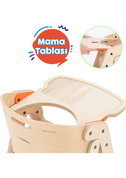 Mychair Ahşap Mama Sandalyesi modelleri