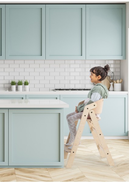 Mychair Ahşap Mama Sandalyesi