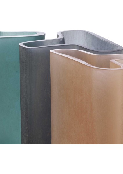 Grey Blue Küçük Boy Cam Vazo fırsatları