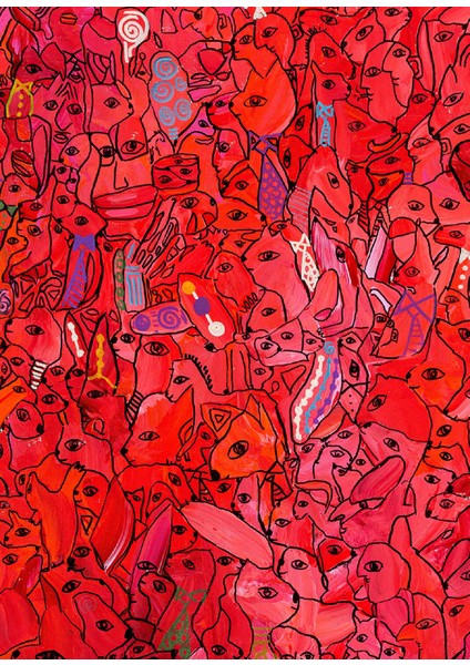 Innocents - Ferruh Karakaşlı 100X100 cm Tablo fiyatları