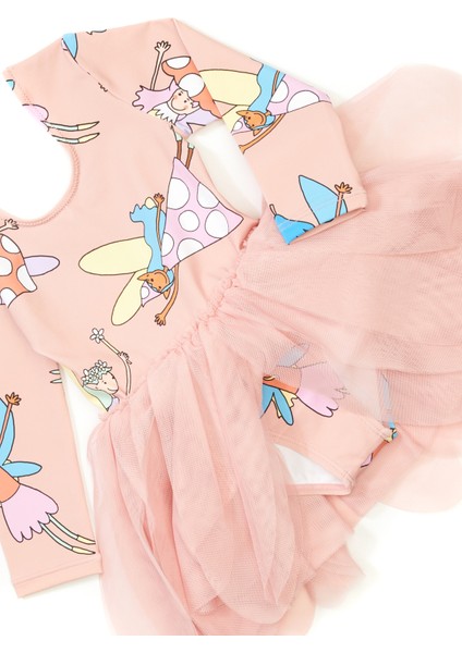 Fairies Pembe Kız Çocuk Elbise modelleri