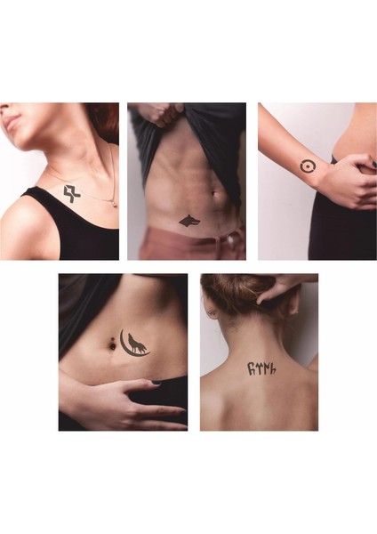 Göktürkçe Dövme Harf Şablonu Seti fiyatları