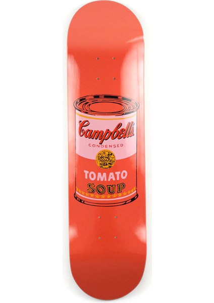 Andy Warhol Colored Campbells Soup Kaykay Tablo