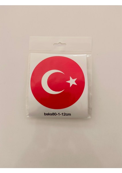 Oval Bayrak 12X12 cm Baskes 1 Adet Renkli Baskı Sticker,bisiklet, Karavan,otomobil,motosiklet fiyatları