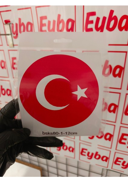 Oval Bayrak 12X12 cm Baskes 1 Adet Renkli Baskı Sticker,bisiklet, Karavan,otomobil,motosiklet indirimleri