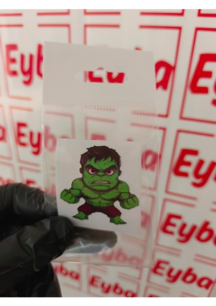 Hulk 5 cm Mini Boy Renkli Baskı 1 Adet Sticker