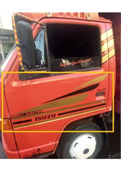 Kamyonet Kupa Süsleme Stickeri - 20 Parça Isuzı N P R Için fırsatları