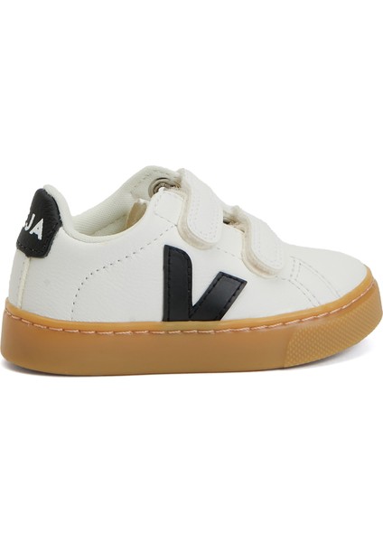 Small Esplar Chromefree Beyaz Çocuk Deri Sneaker