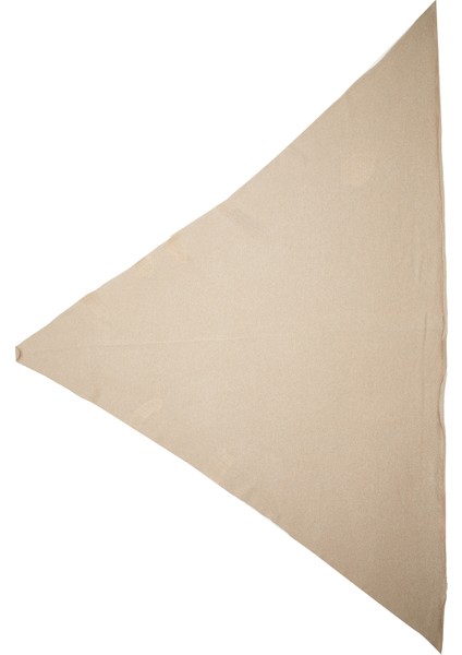 Ekru Simli Kadın Kaşmir Şal