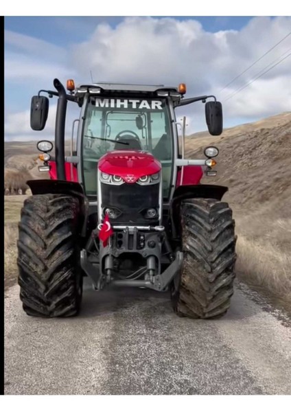 Traktör Ön Cam Özel Yazı 60X15 cm Case Tümosan Massey Erkunt