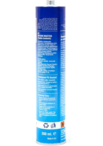 Extra Poliüretan Mastik 280 ml | Profesyonel Yapıştırma fırsatları