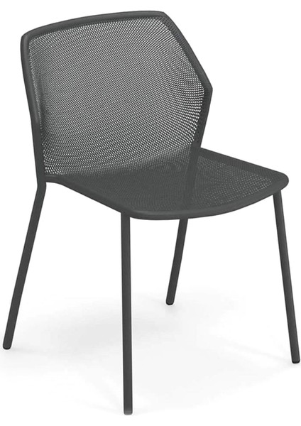 Darwin Antique Iron Çelik Kolsuz Bahçe Sandalyesi