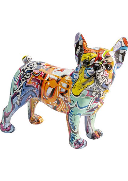Dekoratif Obje Deco Figurine Grafitti Dog 24CM