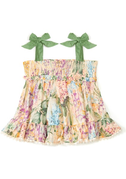 Çok Renkli Kız Çocuk Bluz