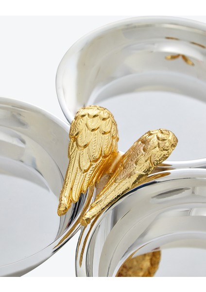 Jophiel Gümüş 3 Bölmeli Sunum Tabağı indirimleri