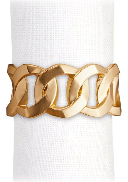 Gold Zincir Formlu 4lü Peçetelik