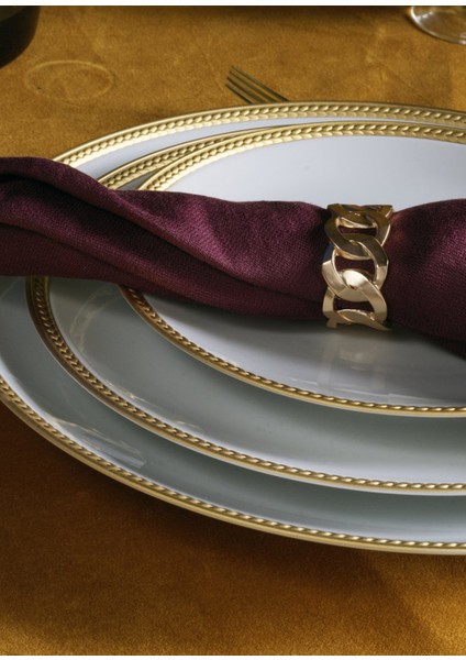 Gold Zincir Formlu 4lü Peçetelik modelleri