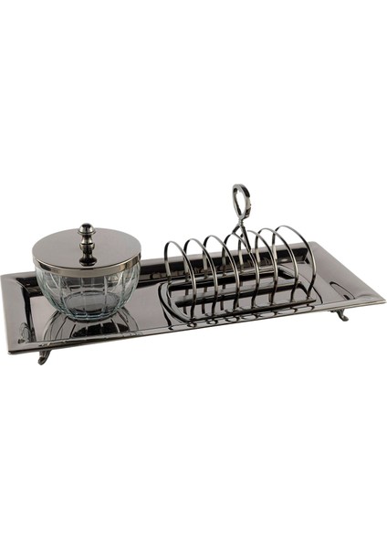 Füme Tost Servis Tabağı 37 cm