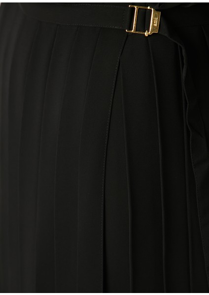 Siyah Pileli Maksi Etek indirimleri